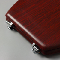 Сиденье для унитаза с крышкой &laquo;Натуральное дерево&raquo;, 45&times;35 см, цвет орех