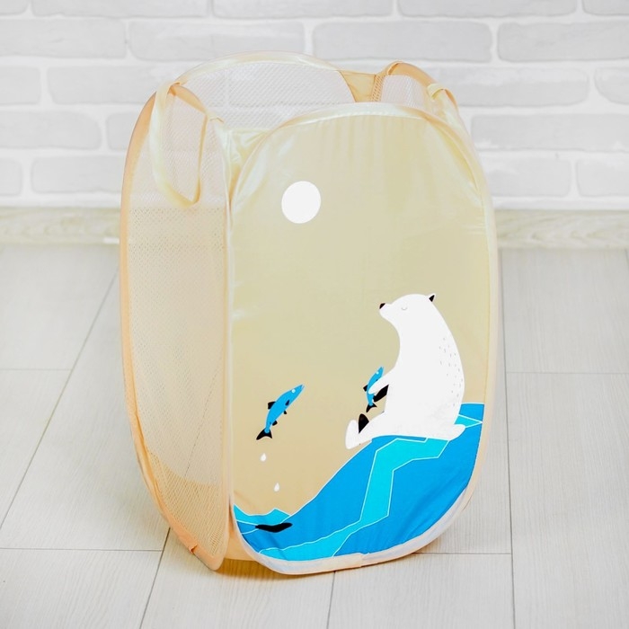 Корзина для игрушек &laquo;Белый медведь&raquo;