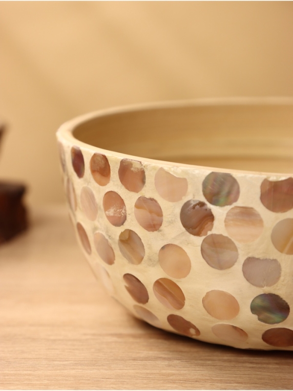 Миска 19,5х19,5х8 см, бамбук