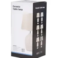 Лампа настольная &laquo;Луминель&raquo; E14, 1х40Вт, белый, RISALUX