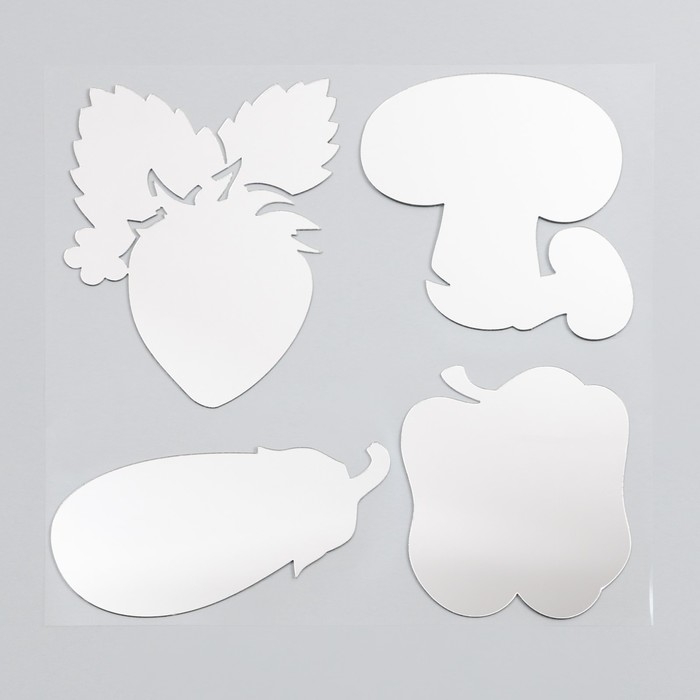 Наклейка интерьерная зеркальная "Дары природы" 38х31 см