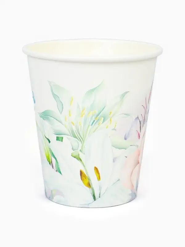 Стакан одноразовый бумажный &laquo;Роза&raquo;, 250 мл