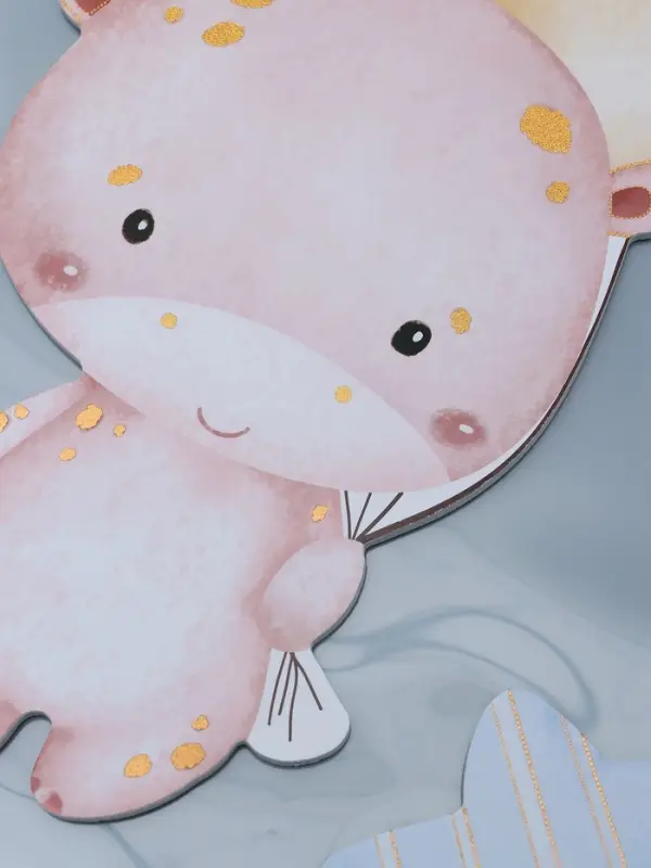 Наклейка интерьерная "Зверята" 31х60 см