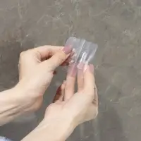 Крючок держатель самоклеящийся Доляна, 2 детали, 5.7&times;5.7&times;1 см, прозрачный