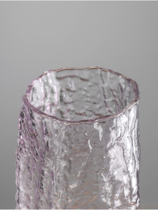 Ваза стекло напольная "Кимберли" 50х10,5 см, сиреневый