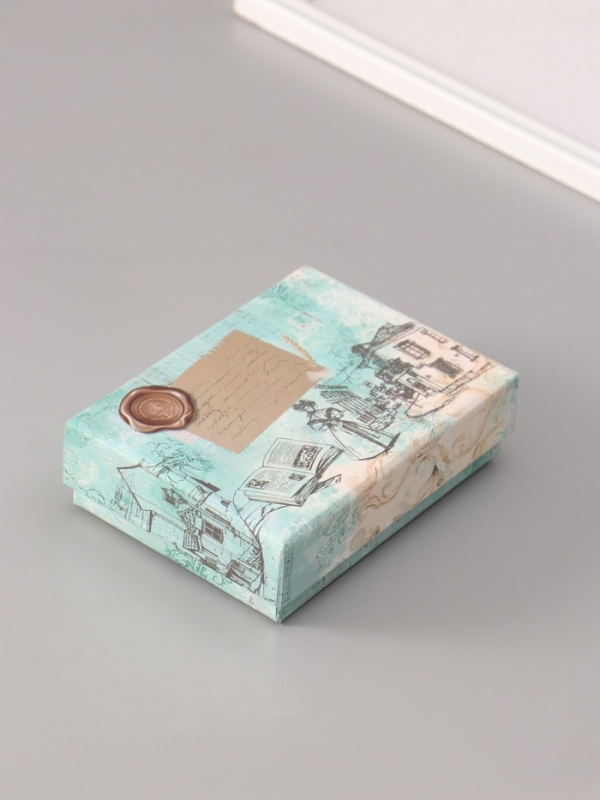 Сургучный набор "Солнце и луна" печать, ручка, сургуч 12,5х10х3,6 см