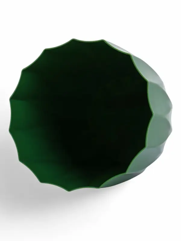 Горшок "ФЛЮТЕ" 1,9 л, D-16 см, h-14,5 см, цвет малахит