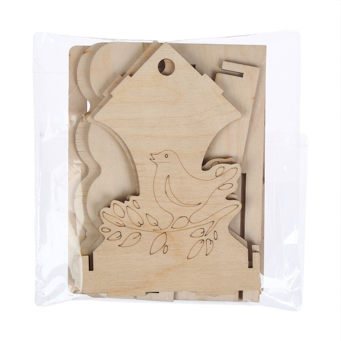 Кормушка для птиц &laquo;Птичка на ветке&raquo;, 19 &times; 21 &times; 21 см, Greengo