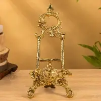 Мини мольберт "Трезубец" латунь 30х14х6 см