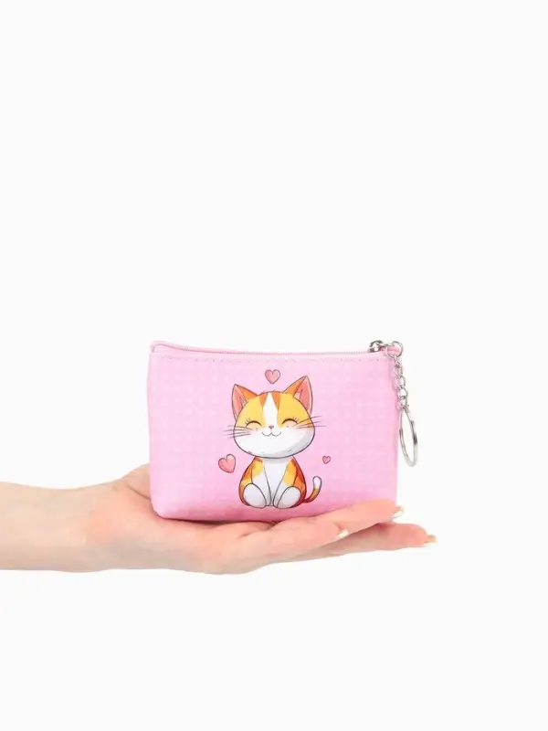 Кошелек дет 13-01-01 Июнь2519, 10,5*2,5*8 см, отд на молнии, микс