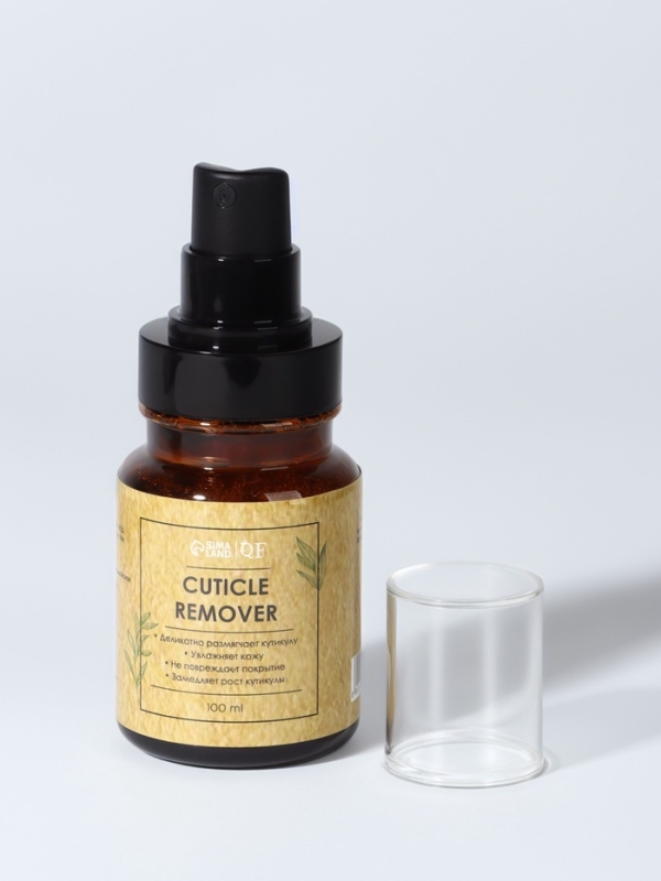Ремувер д/кутикулы ухаживающий 100мл спрей бан к/кор QF