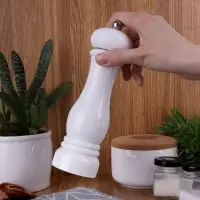 Механическая мельница для специй Gambit, белая