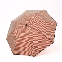 Зонт механический &laquo;Полосы&raquo;, эпонж, 4 сложения, 8 спиц, R = 50/57 см, D = 114 см, цвет МИКС