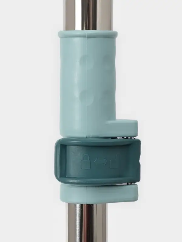 Водосгон для пола, силиконовый, поворотный сгон, 49 см, черенок нержавеющая сталь 58-97 см