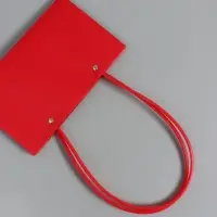 Сумка для цветов влагостойкая, красная, 22x10.5x13.5 см