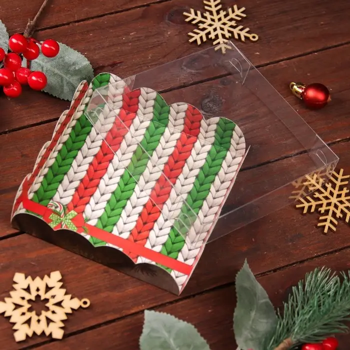 Коробка для печенья, &laquo;Вперед за мечтой&raquo;, 12&times;12&times;3 см, Новый год