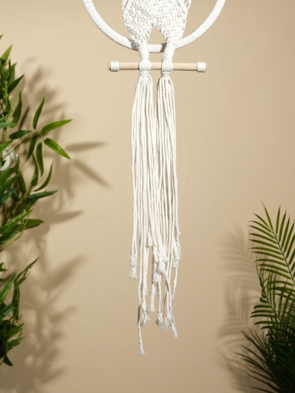 Ловец снов "Сова" 22х80 см. морской глаз