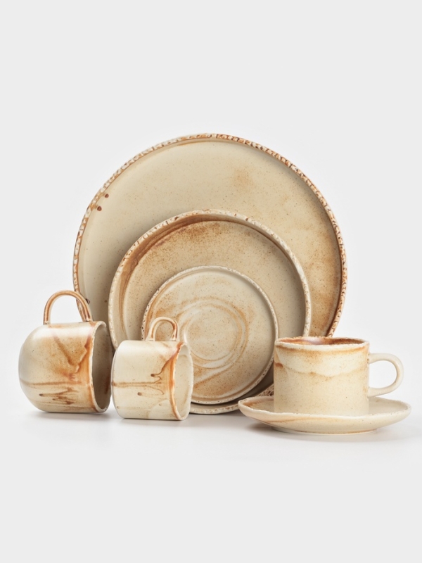 Тарелка Magistro "Organic brown" 16х2,7 см