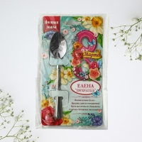 Ложка именная с 8 Марта &laquo;Елена&raquo;, 3 х 14 см.