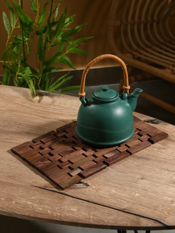 Коврик из тикового дерева, 30х20х0,7 см