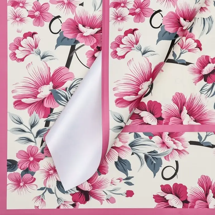 Пленка для цветов матовая, &laquo;Цветочная композиция&raquo;, 57&times;57 см