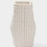 Ваза настольная керамика "Джорадо" 20х11 см, белый