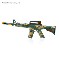 Автомат &laquo;М-16&raquo;, с мишенями, стреляет присосками