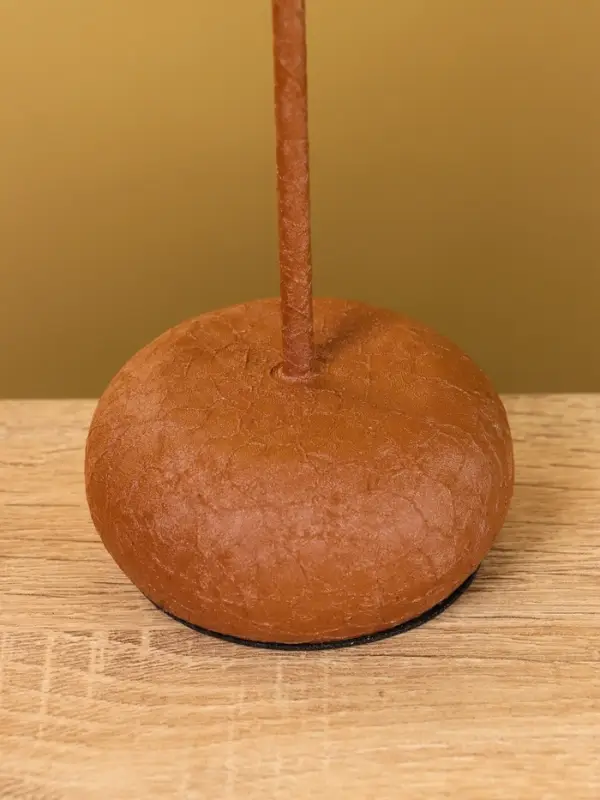 Подсвечник на 1 свечу текстурный "Бисквит" 8х8х25,5 см