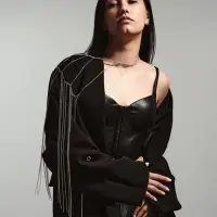 Бодичейн через плечо &laquo;Цепочка&raquo;, цвет серебро