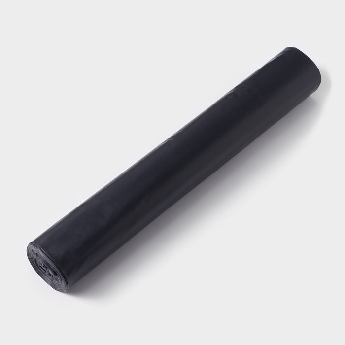 Мешки для мусора Доляна Extra Strong, 160 л, 90&times;110 см, 80 мкм, ПВД, 10 шт в рулоне, цвет чёрный