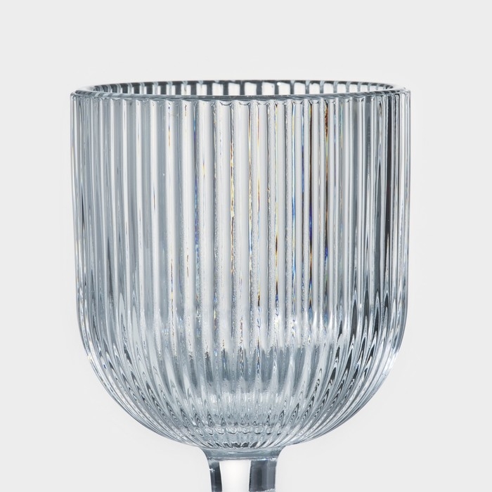 Бокал из стекла для вина Magistro &laquo;Грани&raquo;, 250 мл, 8&times;14,5 см, цвет прозрачный