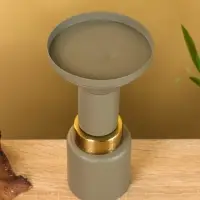 Подсвечник на 1 свечу текстурный &laquo;Графитовый&raquo;, 10.5&times;10.5&times;19.5 см