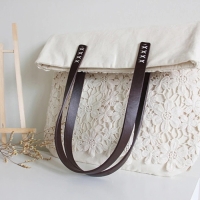 Ручки для сумки, пара, 52 &plusmn; 2 &times; 2 см, цвет коричневый