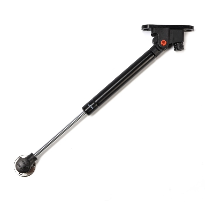 Газлифт 80N CAPPIO, доводчик, бесшумное открывание/закрывание, черный, 2 шт.