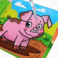 Книжка - раскраска для ванны Крошка Я &laquo;На ферме&raquo;, от 4 мес.