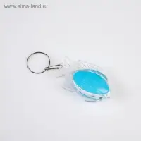 Фонарик брелок для ключей на кольце &laquo;Рыбка&raquo;, 1 режим, 2&times;AG13, 3.5&times;5.5 см, МИКС