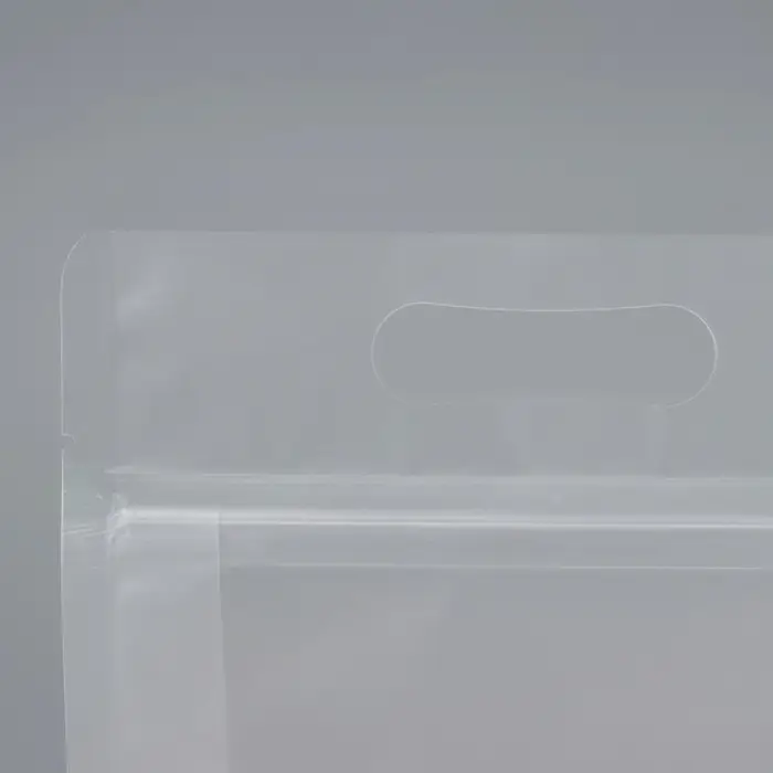 Пакет дой пак прозрачный с вырубной ручкой,14 х 24 см,100 мкм