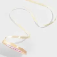 Лента атласная, 6 мм, 23&plusmn;1 м, светло-бежевая №02