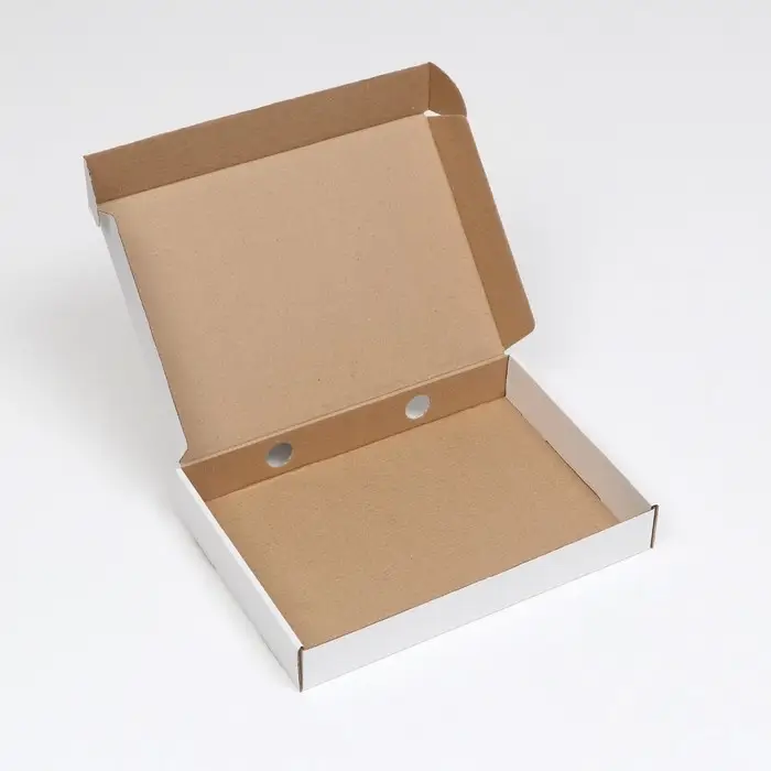 Коробка для пирога, белая, 32,6 x 22,9 x 4,8 см