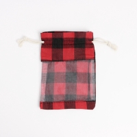 Льняной мешочек для хранения украшений, подарков, трав, 10 х 14 см, набор из 5 штук