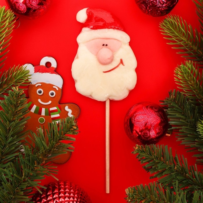 Новый год. Леденец Санта 30г