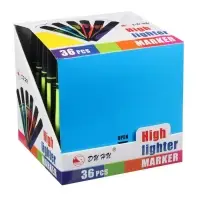 Маркер-текстовыделитель, 4 мм, треугольный, прорезиненный корпус, МИКС