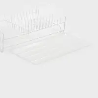 Сушилка для тарелок и кружек с поддоном 39*25*12 см, цвет белый