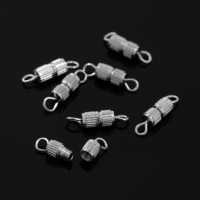 Замок винтовой 7&times;3 мм (набор 10 шт.), цвет серебро