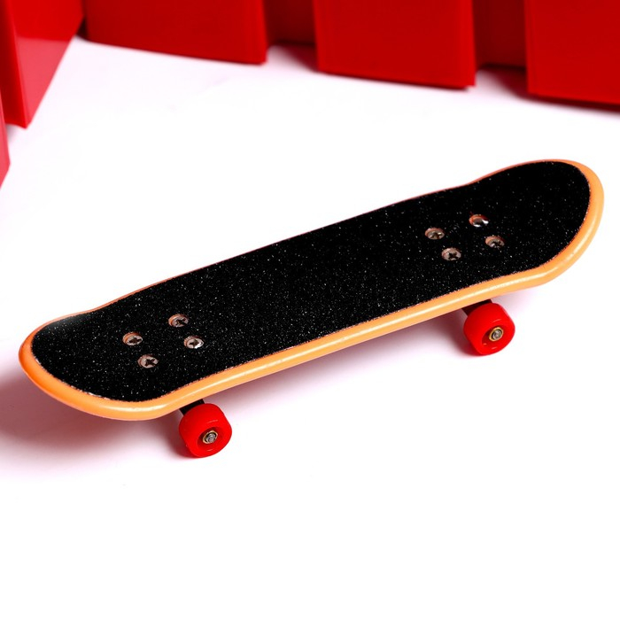 Скейт-парк &laquo;Рампа с лестницей&raquo;, с пальчиковым скейтом, МИКС