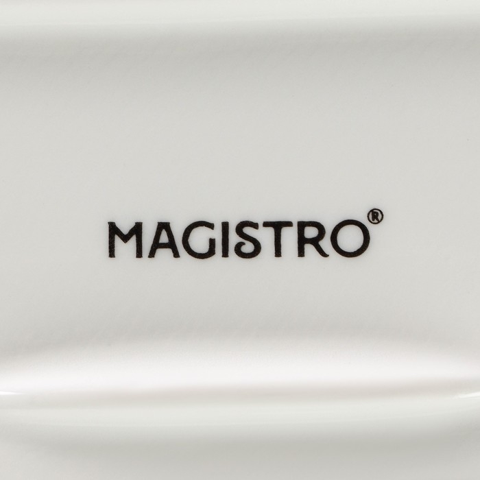 Блюдо для запекания прямоугольное Magistro &laquo;Бланш&raquo;, 30&times;19 см, цвет белый
