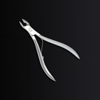 Кусачки маникюрные для кутикулы &laquo;Premium satin&raquo;, эргономичные, 10,1 см, длина лезвия - 7 мм, цвет серебристый