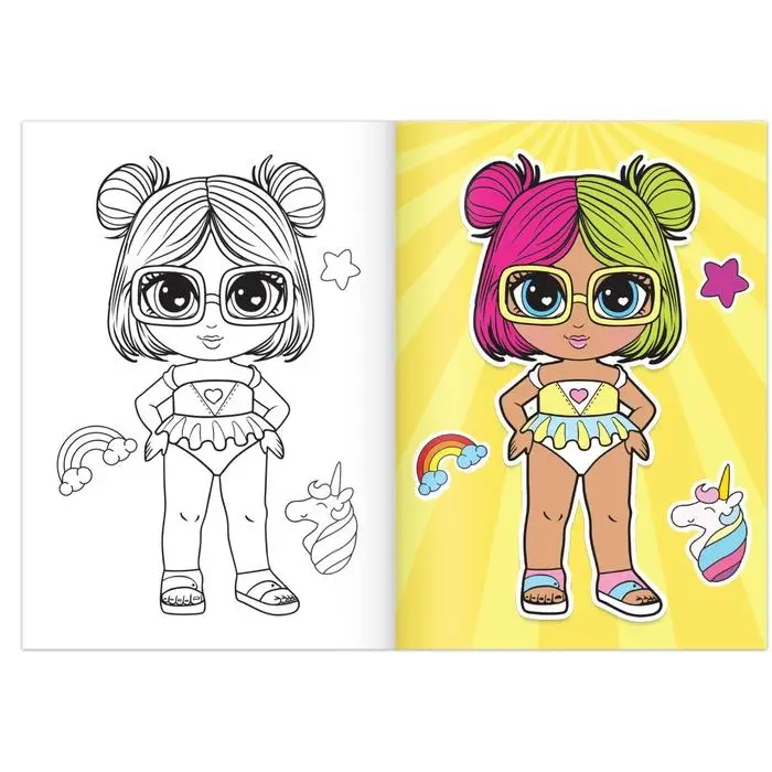 Раскраска &laquo;WOW Girls. Стильный образ&raquo;, формат А5, 12 стр.