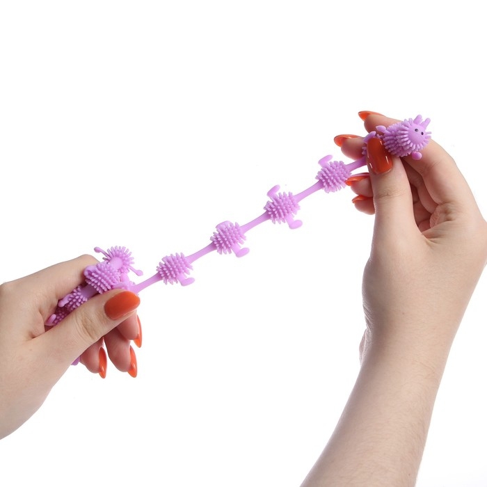 Ёжка &laquo;Гусеница&raquo;, цвета МИКС