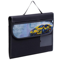 Папка для труда А4 с ручками, текстиль, раскладная на липучке, ПТР-10, &laquo;Дрифт&raquo;